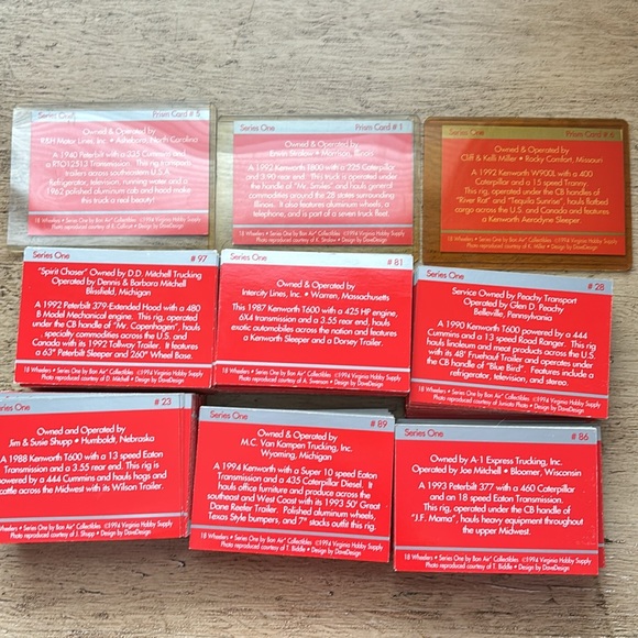 18 Wheelers Photo Trading Cards - Picture 2 of 4